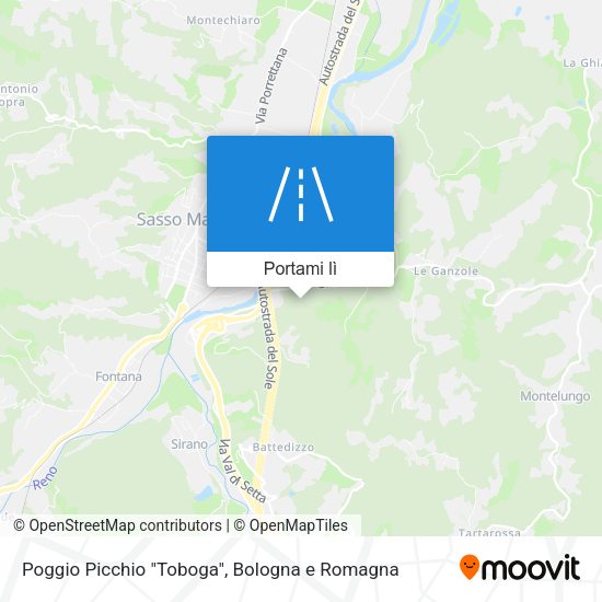 Mappa Poggio Picchio "Toboga"