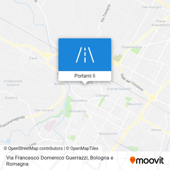 Mappa Via Francesco Domenico Guerrazzi