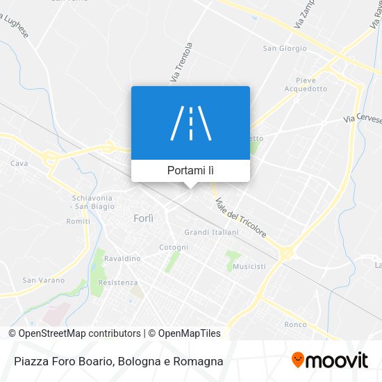 Mappa Piazza Foro Boario