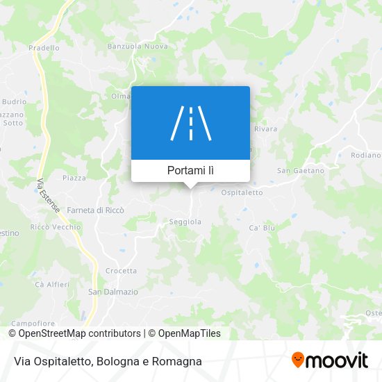 Mappa Via Ospitaletto