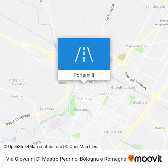 Mappa Via Giovanni Di Mastro Pedrino
