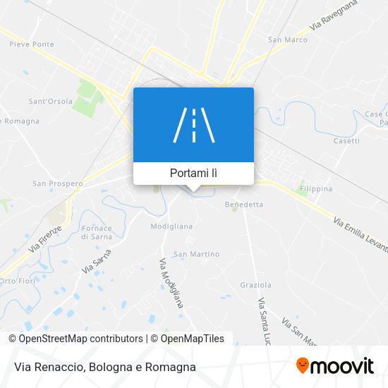 Mappa Via Renaccio