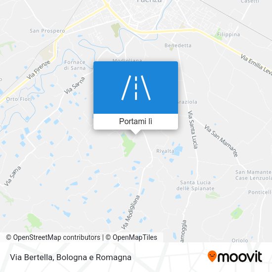 Mappa Via Bertella
