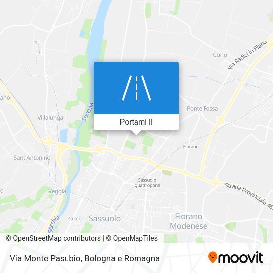 Mappa Via Monte Pasubio