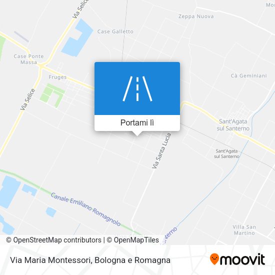Mappa Via Maria Montessori