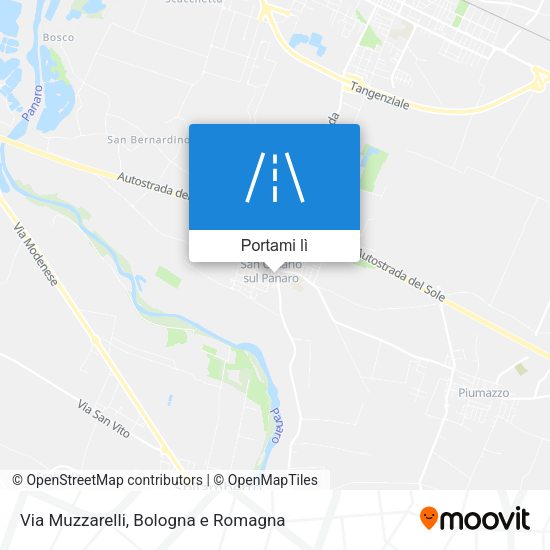 Mappa Via Muzzarelli