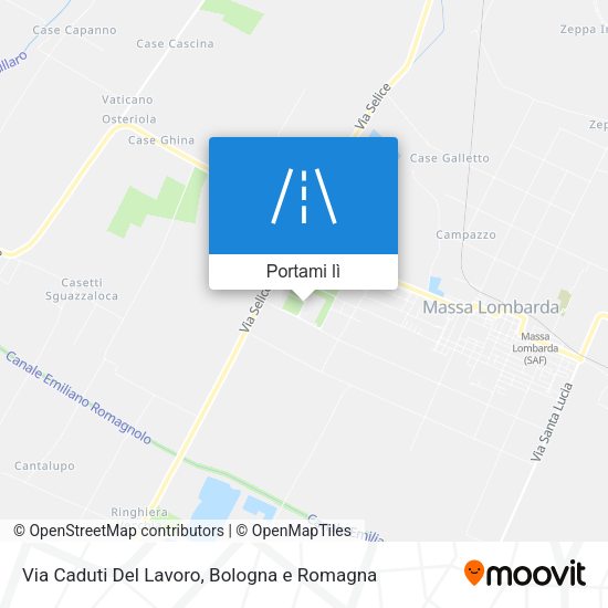 Mappa Via Caduti Del Lavoro