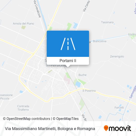 Mappa Via Massimiliano Martinelli