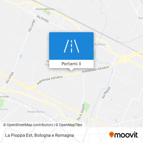 Mappa La Pioppa Est