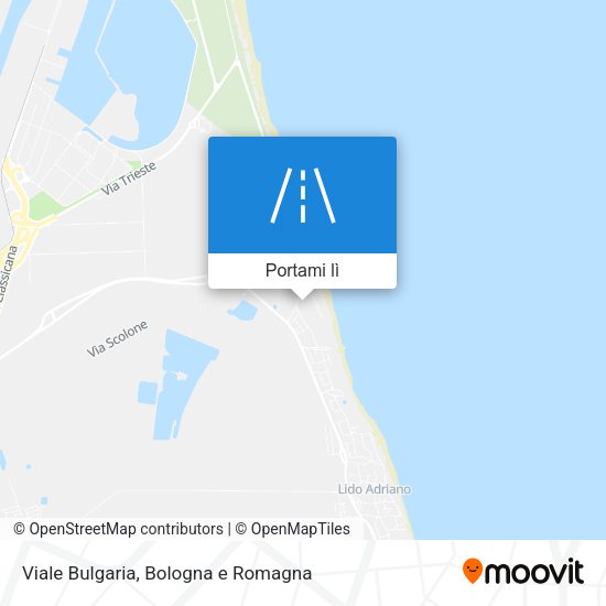 Mappa Viale Bulgaria