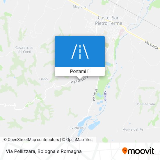 Mappa Via Pellizzara
