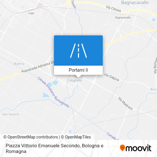 Mappa Piazza Vittorio Emanuele Secondo