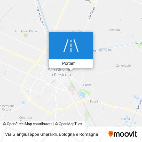 Mappa Via Giangiuseppe Gherardi