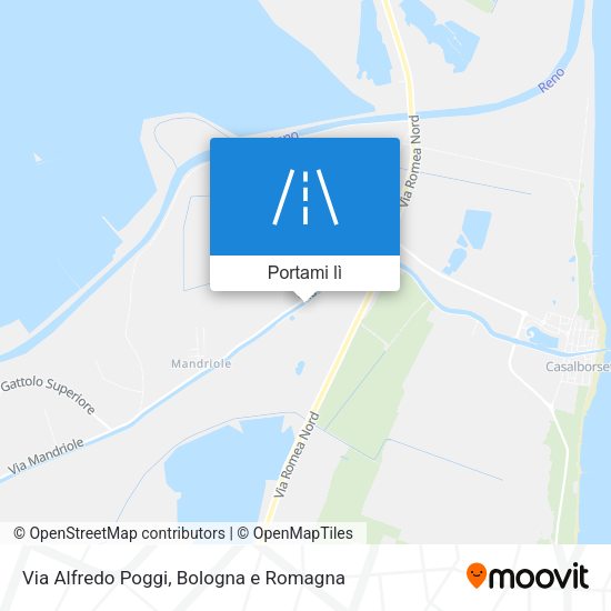 Mappa Via Alfredo Poggi