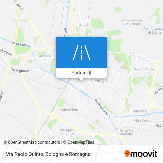 Mappa Via Paolo Quinto