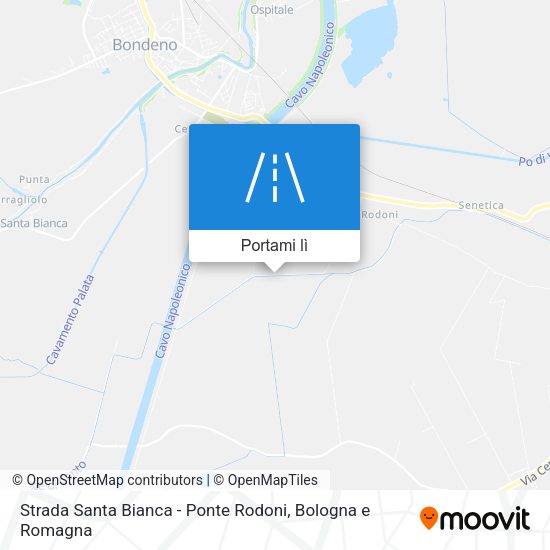 Mappa Strada Santa Bianca - Ponte Rodoni