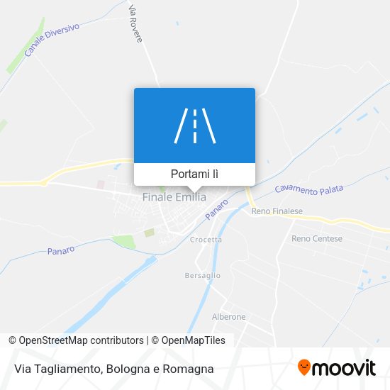 Mappa Via Tagliamento