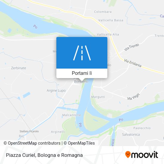 Mappa Piazza Curiel