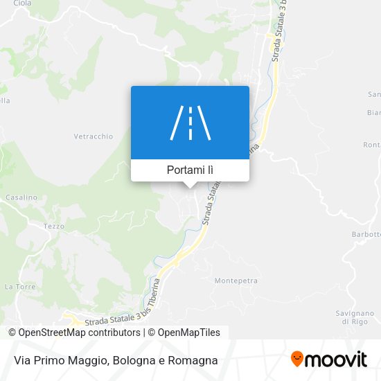 Mappa Via Primo Maggio