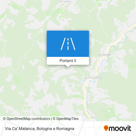 Mappa Via Ca' Malanca