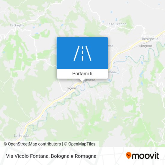 Mappa Via Vicolo Fontana