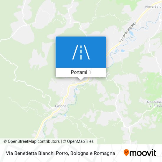 Mappa Via Benedetta Bianchi Porro
