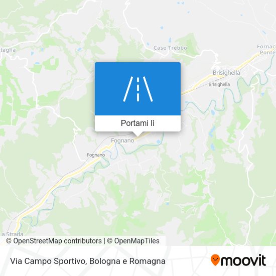 Mappa Via Campo Sportivo