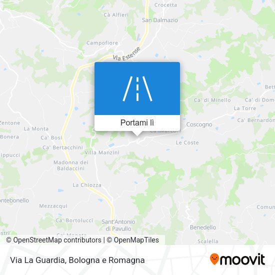 Mappa Via La Guardia