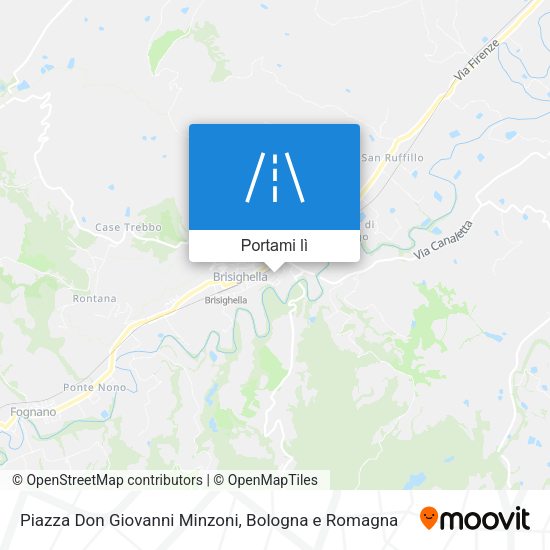 Mappa Piazza Don Giovanni Minzoni
