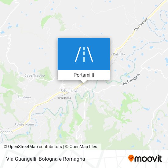Mappa Via Guangelli