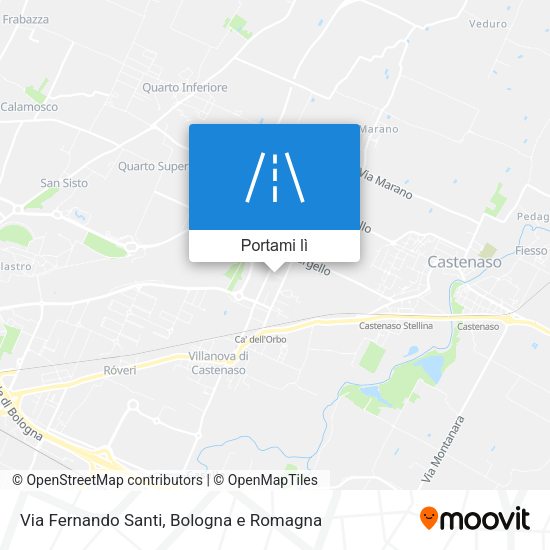 Mappa Via Fernando Santi