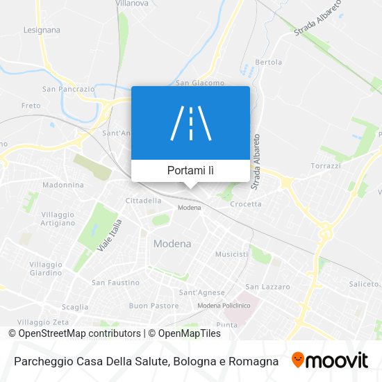 Mappa Parcheggio Casa Della Salute