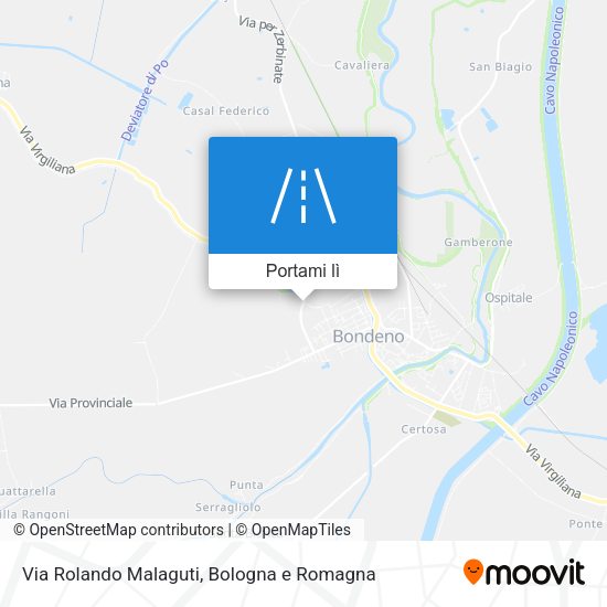 Mappa Via Rolando Malaguti