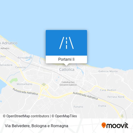 Mappa Via Belvedere