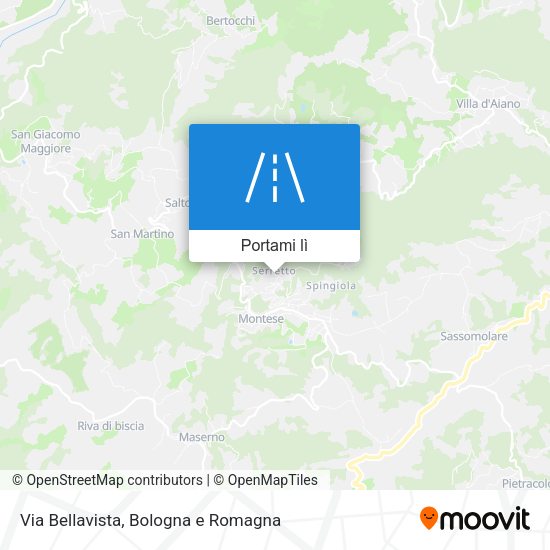 Mappa Via Bellavista