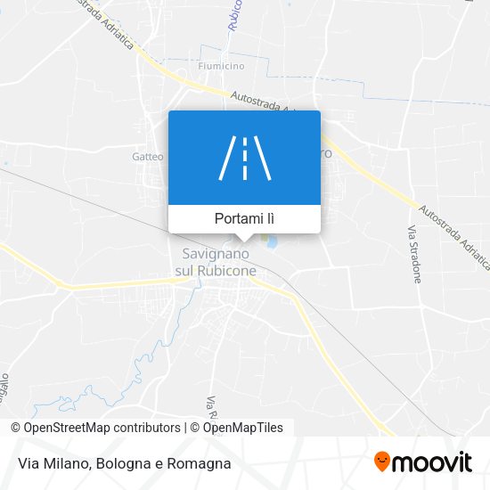 Mappa Via Milano