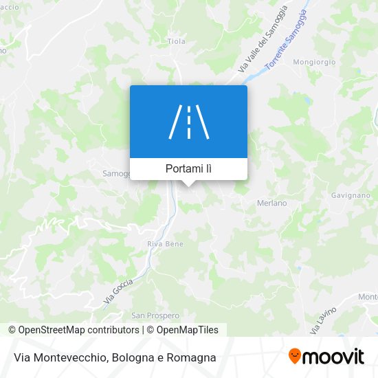 Mappa Via Montevecchio