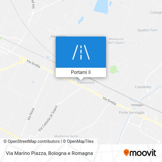 Mappa Via Marino Piazza