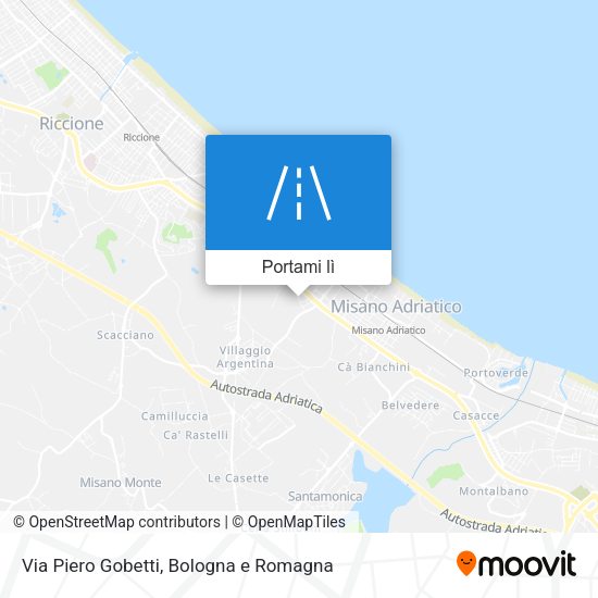 Mappa Via Piero Gobetti