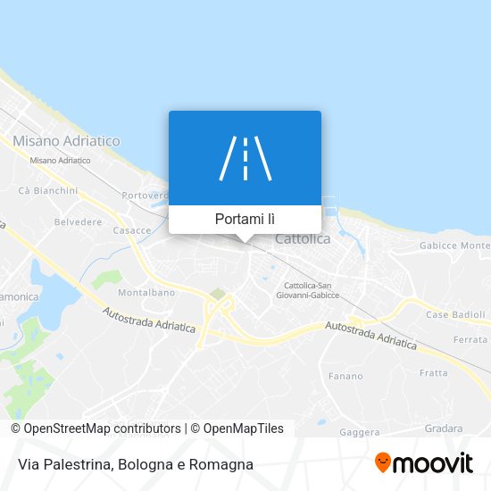 Mappa Via Palestrina