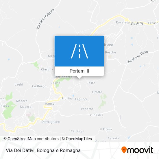 Mappa Via Dei Dativi