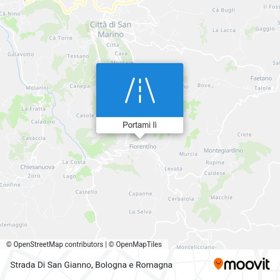 Mappa Strada Di San Gianno