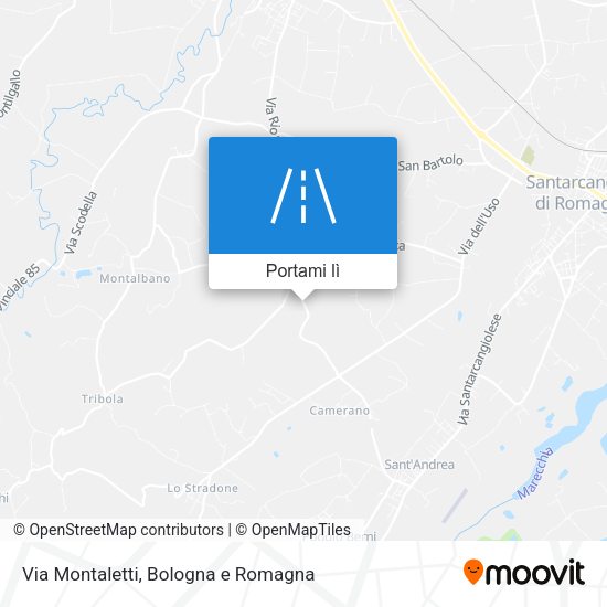 Mappa Via Montaletti
