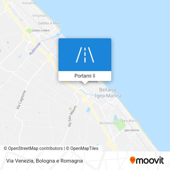 Mappa Via Venezia