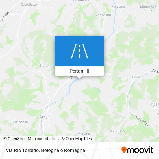 Mappa Via Rio Torbido