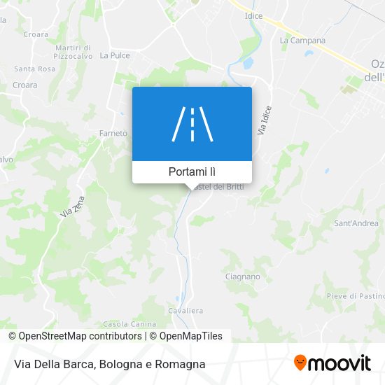 Mappa Via Della Barca
