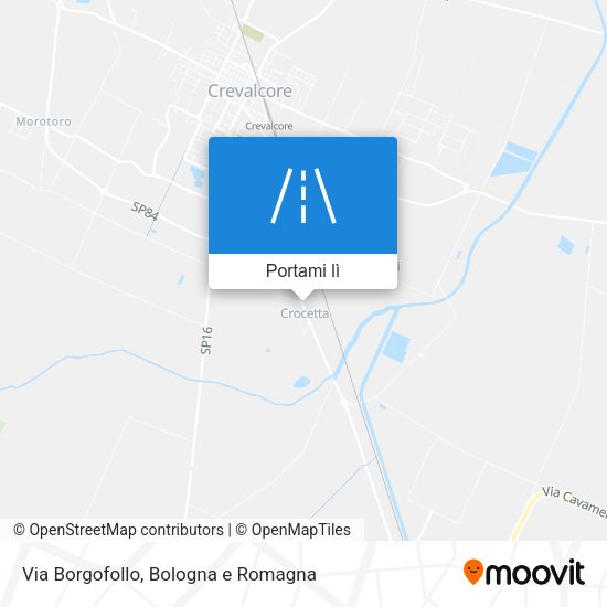 Mappa Via Borgofollo