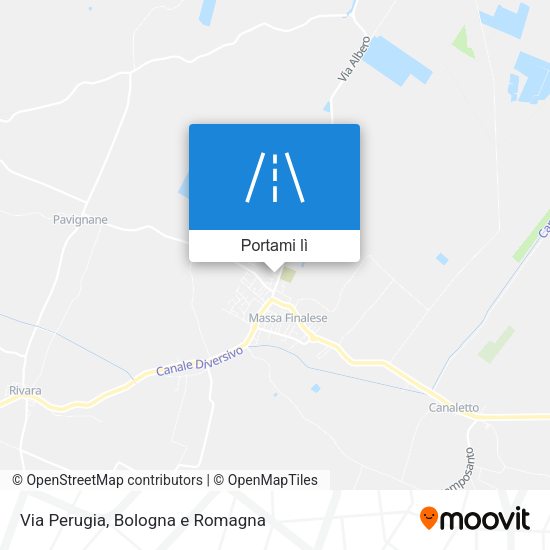 Mappa Via Perugia