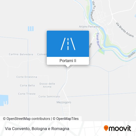 Mappa Via Convento