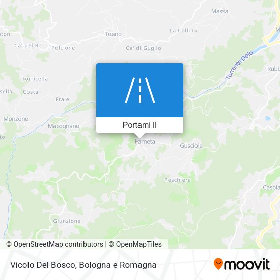 Mappa Vicolo Del Bosco